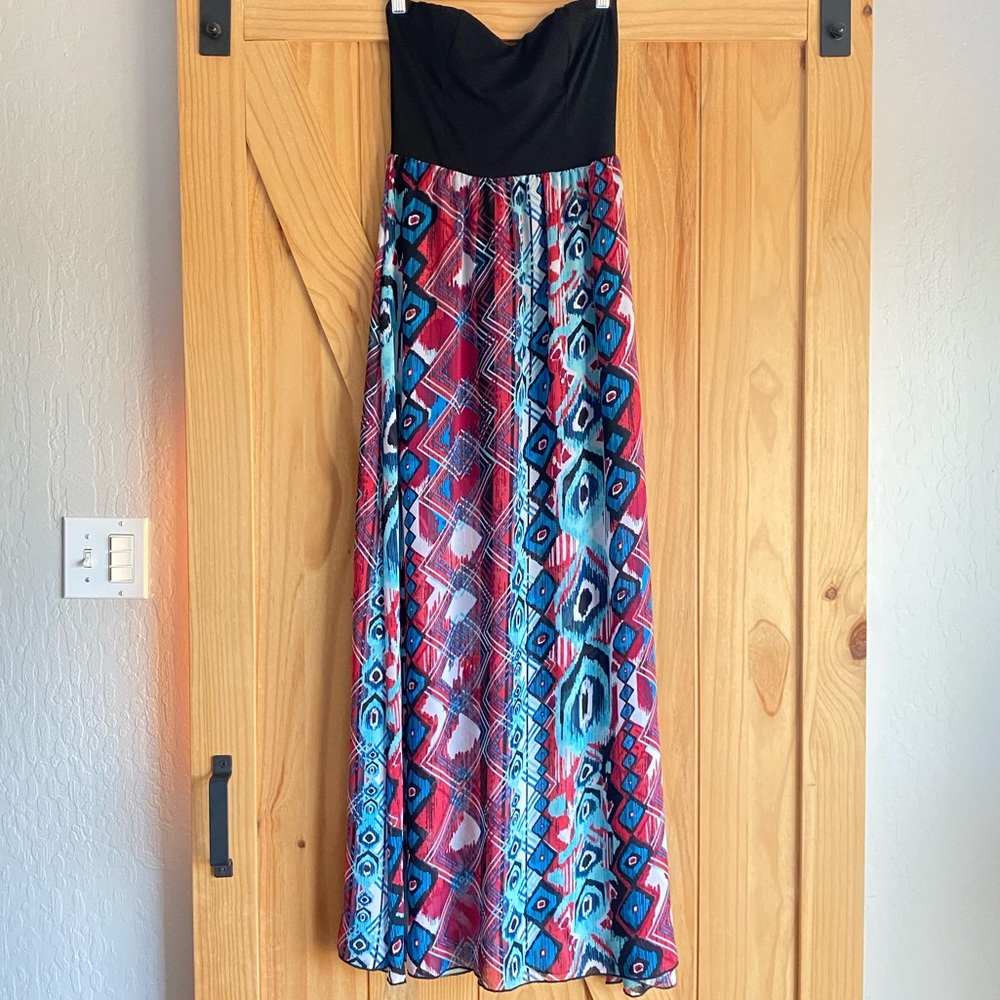 Tube top maxi dress